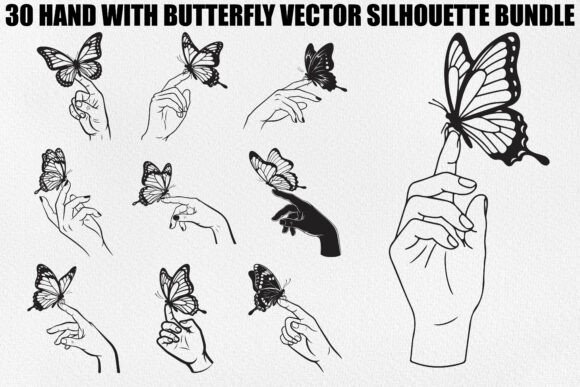 A Butterfly’s Touch in Modern Graphics and Illustrations