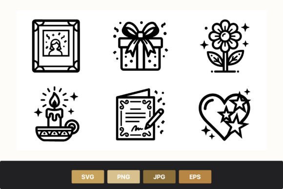 A Crafter's Review of Black and White Line Art Graphics