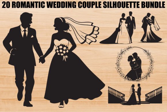 Evaluating the Romantic Wedding Silhouette Graphics Bundle