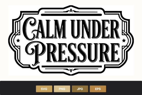 How Calm Under Pressure Vintage Serif Graphics Elevates Brand Content