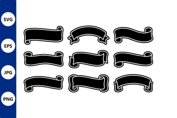 Ribbon Banners Vector Art Set: Graphics & Illustrations for Polished Publishing