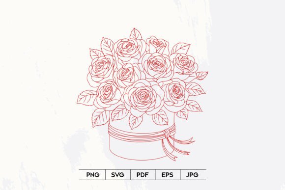 Rose Bouquet Box SVG: A Graphic Designer's Review