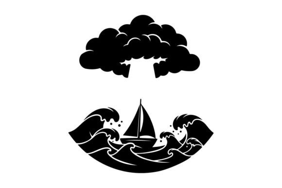 Sailing Ship Graphics for Stormy Brand Narratives