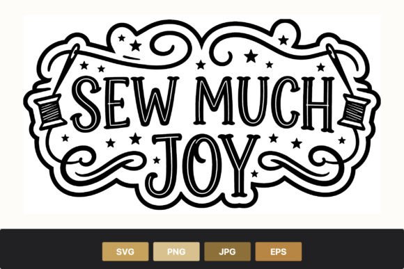 Sew Much Joy Graphics for Illustrative Branding
