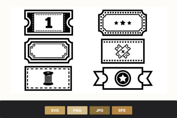 Vintage Ticket Graphics for Bold Local Brand Illustrations